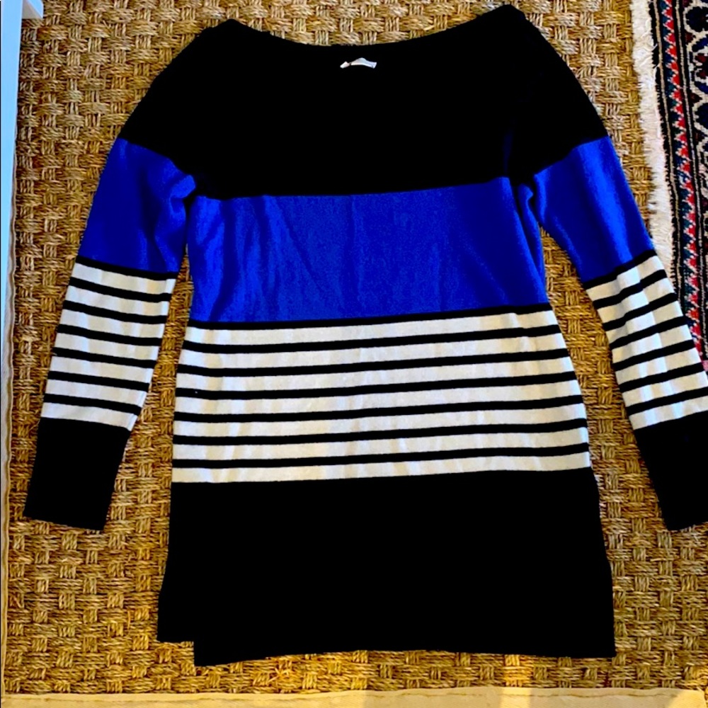 Kate space stripe sweater, size small